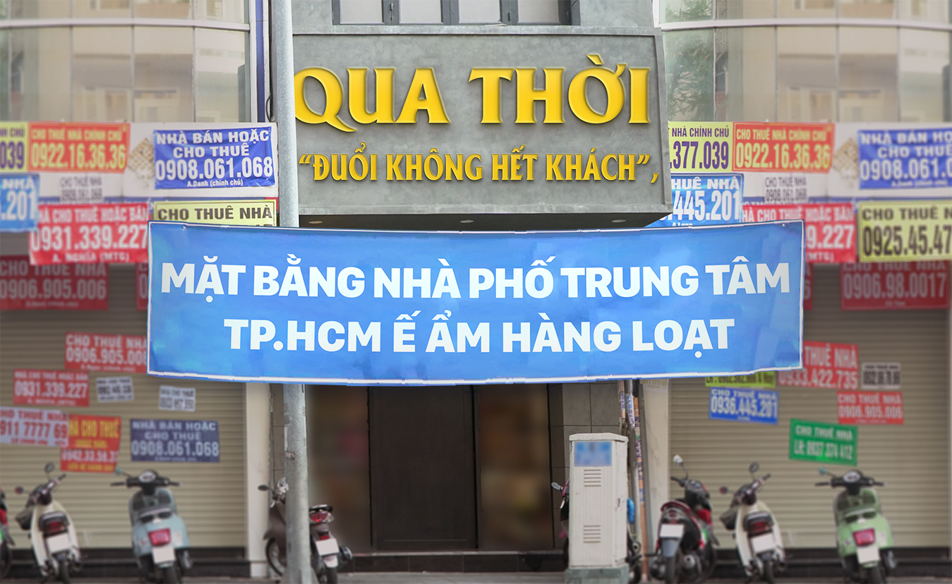Tình hình hiện tại của mặt bằng nhà phố