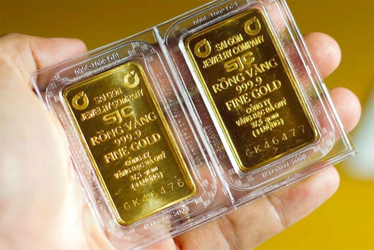 Giá vàng SJC tăng mạnh